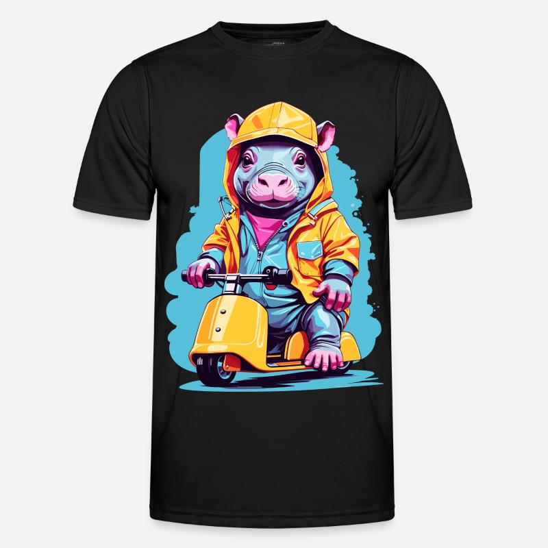 Hippopotame doux T-shirt sport Homme