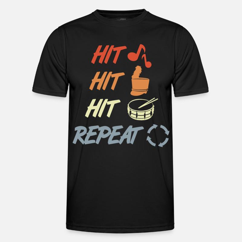 Battre et répéter T-shirt sport Homme
