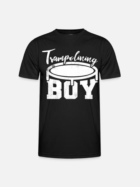 Trampoline Jumper Boy - Men's Functional T-Shirt - black