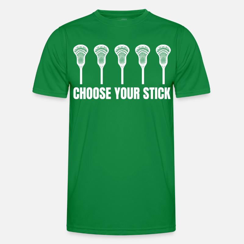 Lacrosse Racket Men's Functional T-Shirt