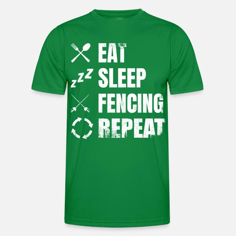 Fencing Daily Routine Men's Functional T-Shirt