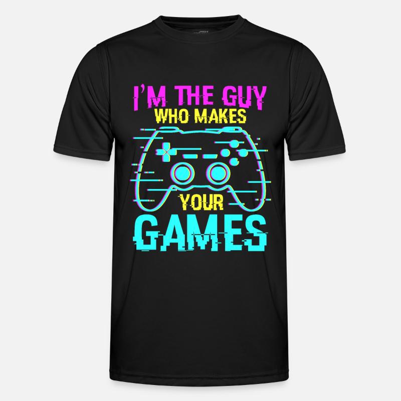 Dicton de programmeur de jeux T-shirt sport Homme