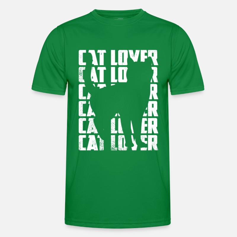 Cat Lovers Men's Functional T-Shirt