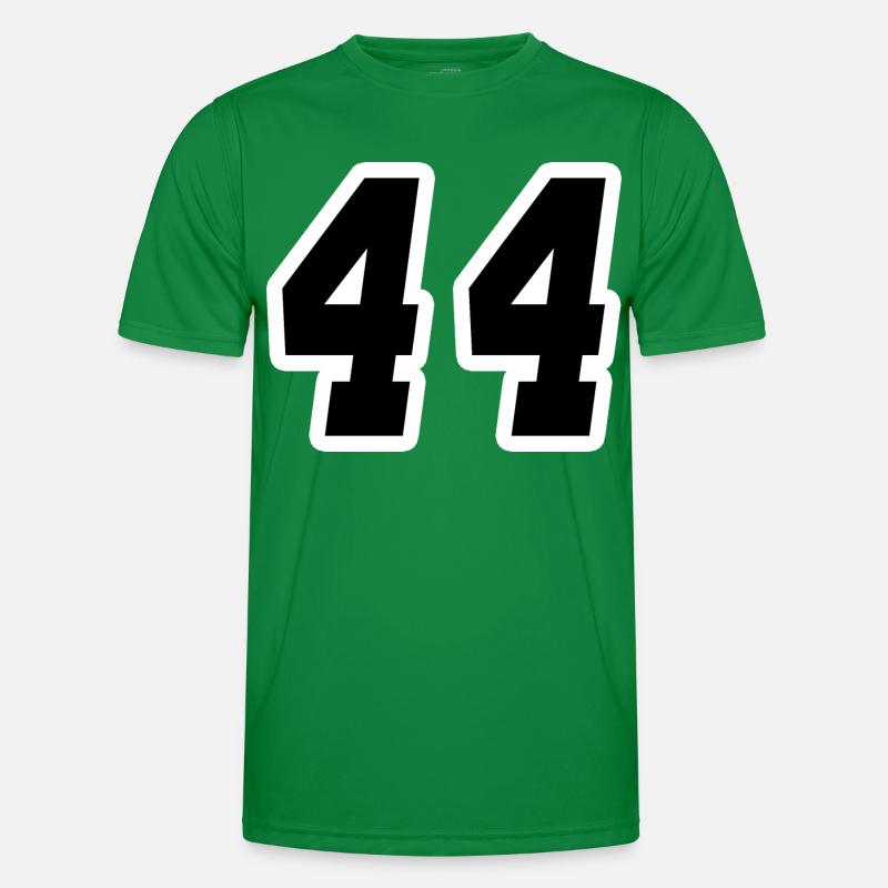 Nummer vierundvierzig 44 Männer Funktions-T-Shirt