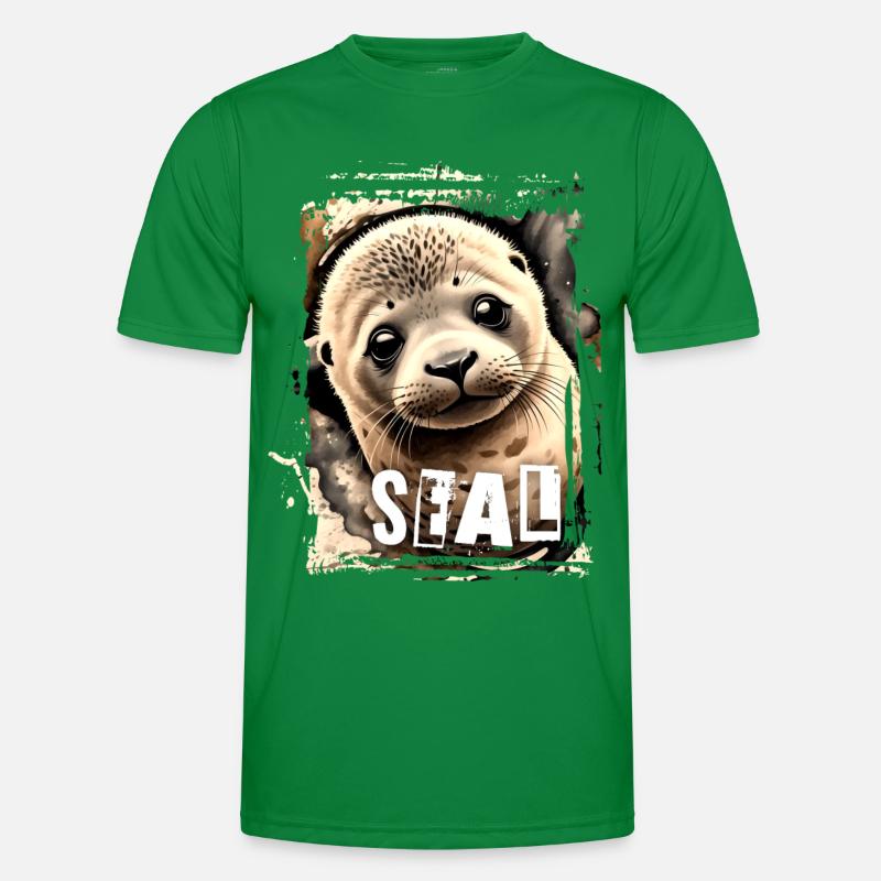 Phoque bébé phoque T-shirt sport Homme