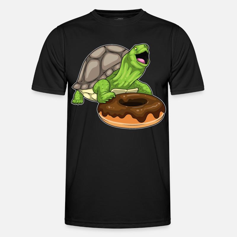 Turtle Donut - Men's Functional T-Shirt - black