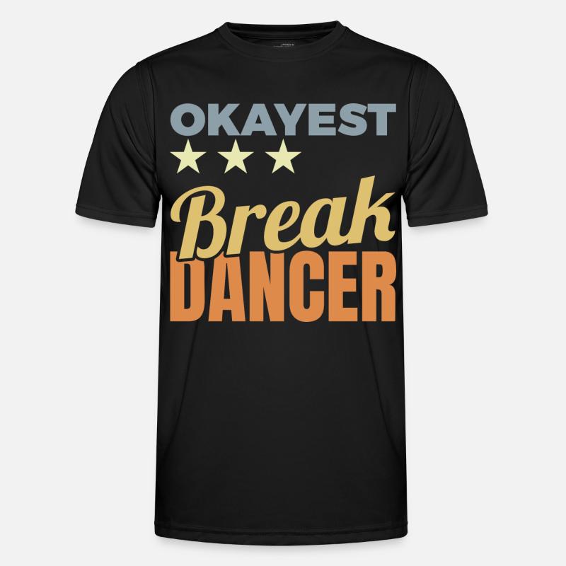 Average Breakdancer - Men's Functional T-Shirt - black