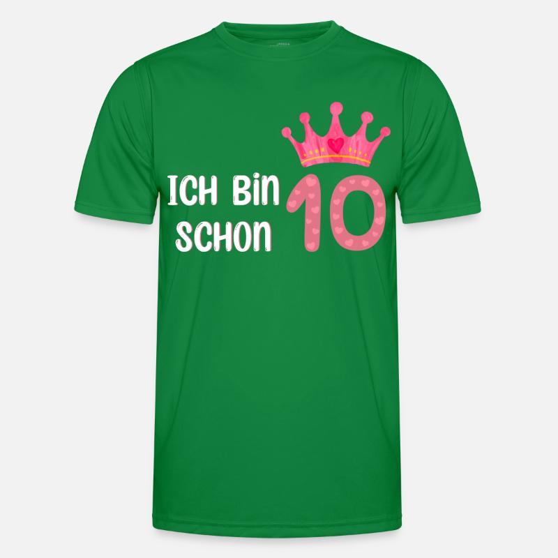 Ich bin schon 10 Männer Funktions-T-Shirt