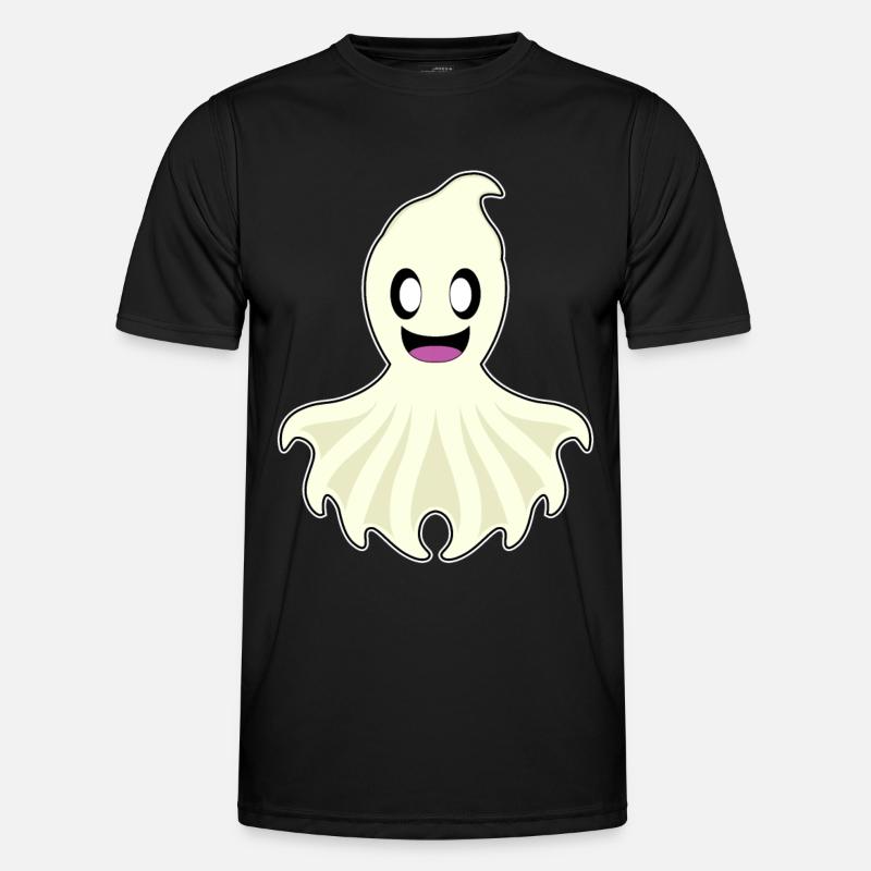 Krake Geist - Männer Funktions-T-Shirt - Schwarz
