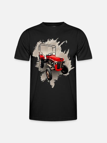M F 30 Bulldog Tractor - Men's Functional T-Shirt - black
