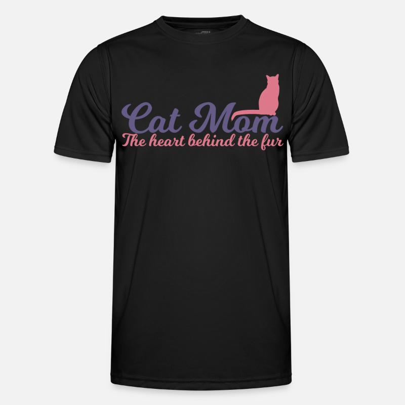 Maman chat T-shirt sport Homme