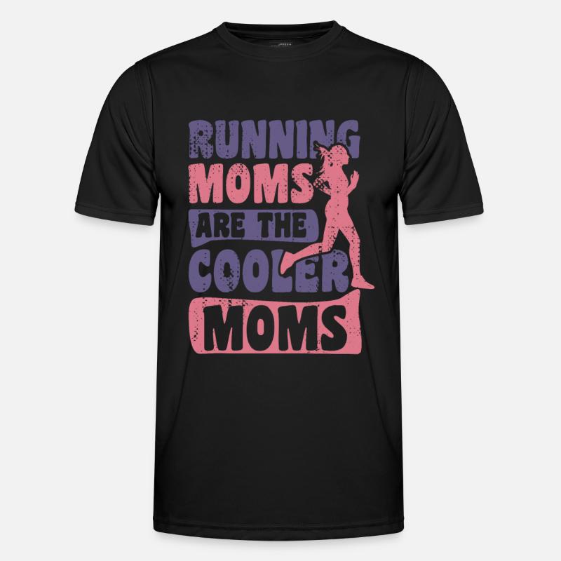 Mutter und Läuferin Männer Funktions-T-Shirt