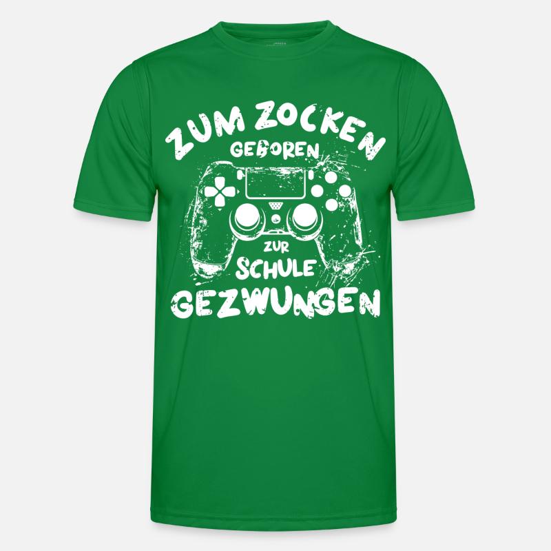 Computerfreak Zocker Gamershirt Hacker Männer Funktions-T-Shirt