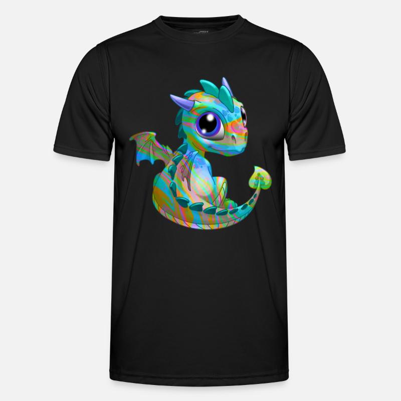 Bébé dragon psy| Mignon Psy bébé dragon T-shirt sport Homme