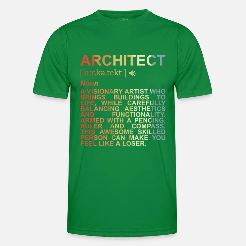 Architecte Explication des termes T-shirt sport Homme