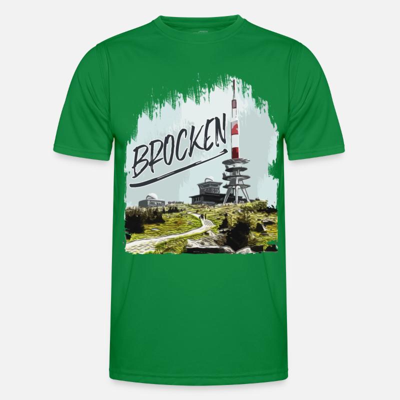 Brocken transmitter and second-hand shop Men's Functional T-Shirt
