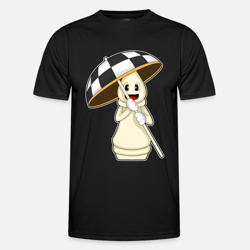 Chess Piece Rook Chess - Men's Functional T-Shirt - black