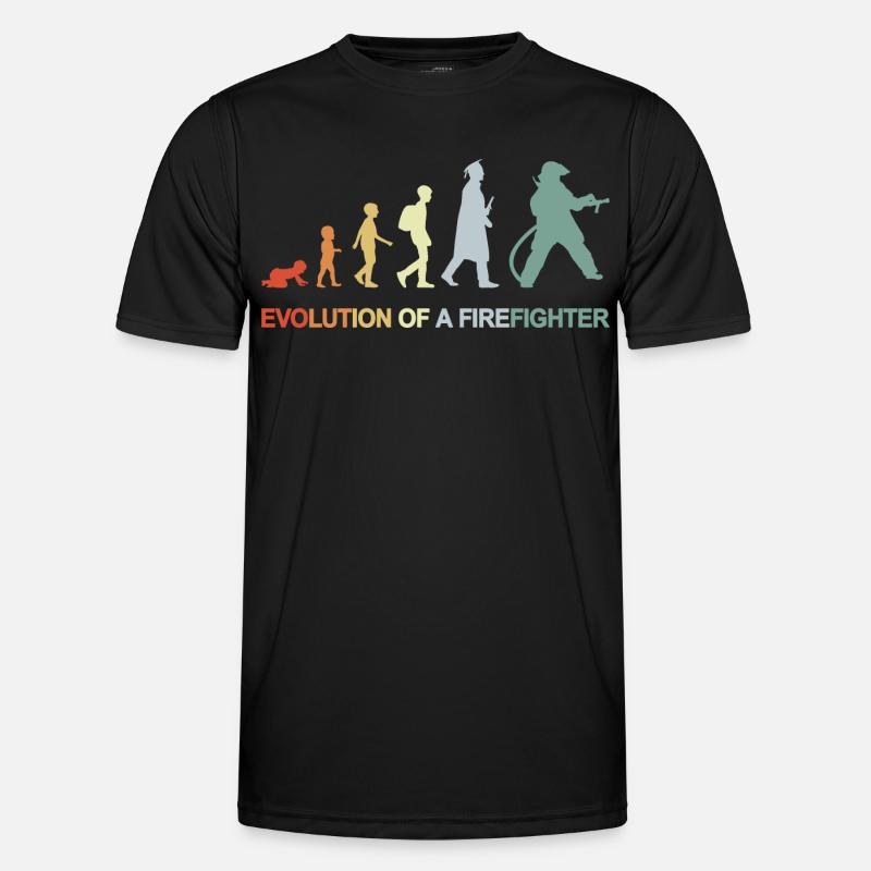 Firefighter Evolution - Men's Functional T-Shirt - black