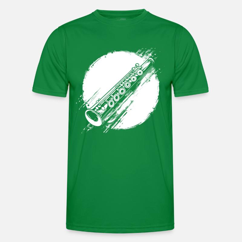 Flute Graphic Men's Functional T-Shirt