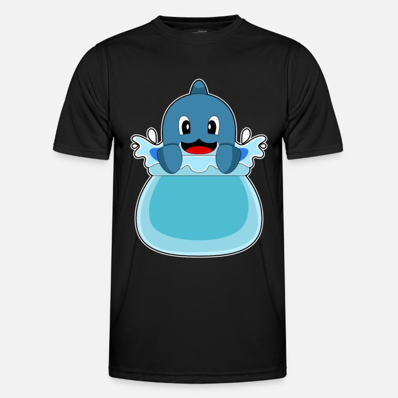 Dolphin Aquarium - Men's Functional T-Shirt - black