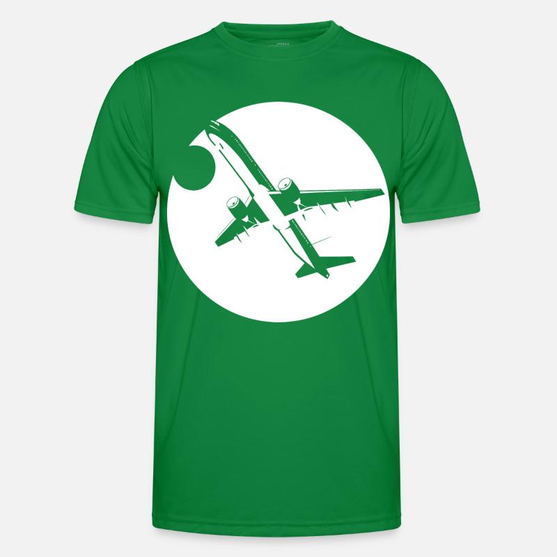 Aviator Drawing Men's Functional T-Shirt