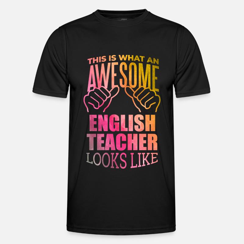 Englisch Männer Funktions-T-Shirt