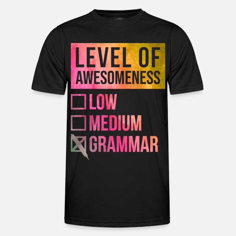 Grammatik Männer Funktions-T-Shirt