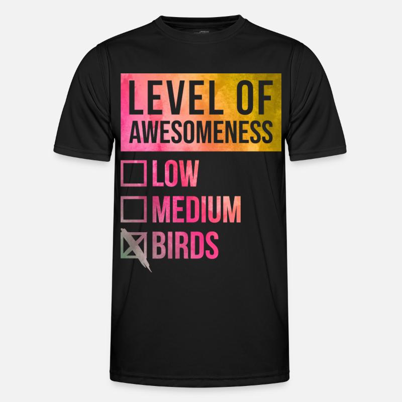 Vogel Männer Funktions-T-Shirt