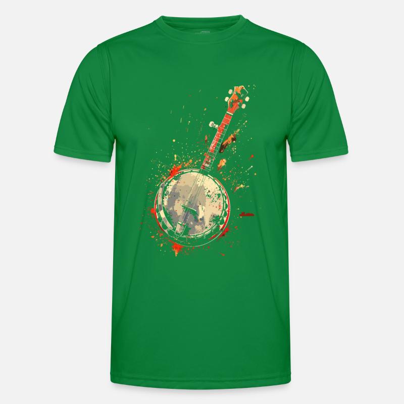 Banjo Éclaboussures de Couleur T-shirt sport Homme