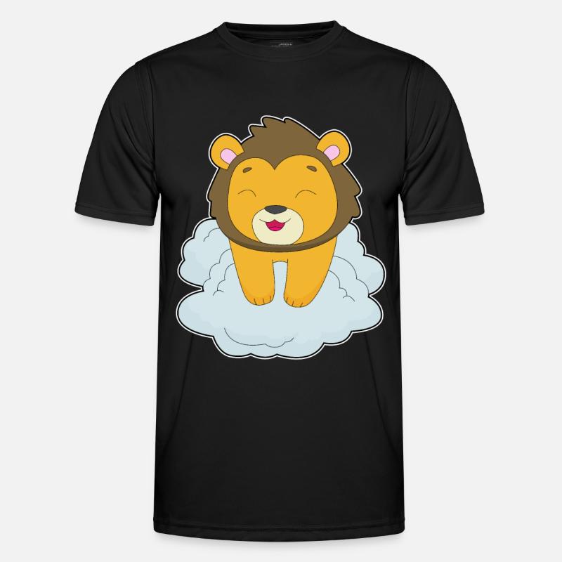Lion Clouds - Men's Functional T-Shirt - black