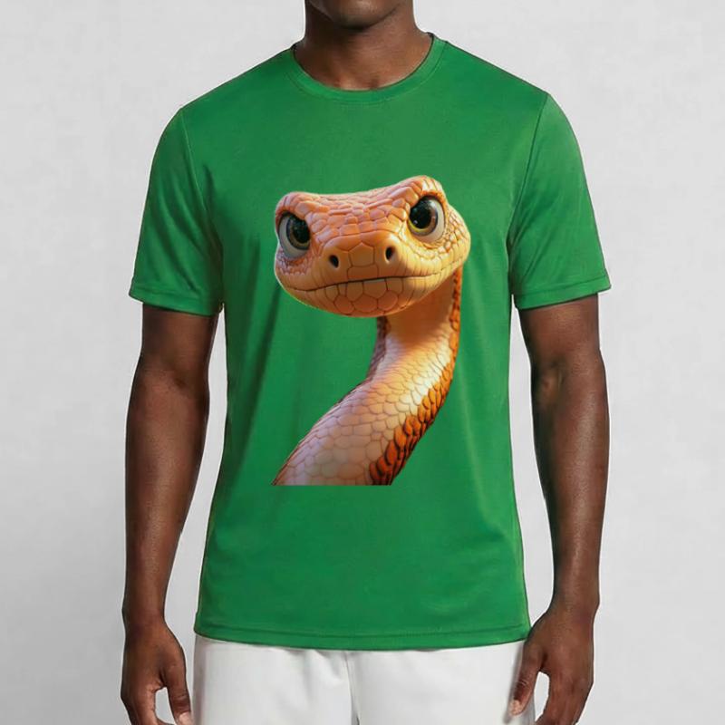 Serpent Python Cobra Mamba Serpent à sonnettes Serpent T-shirt sport Homme