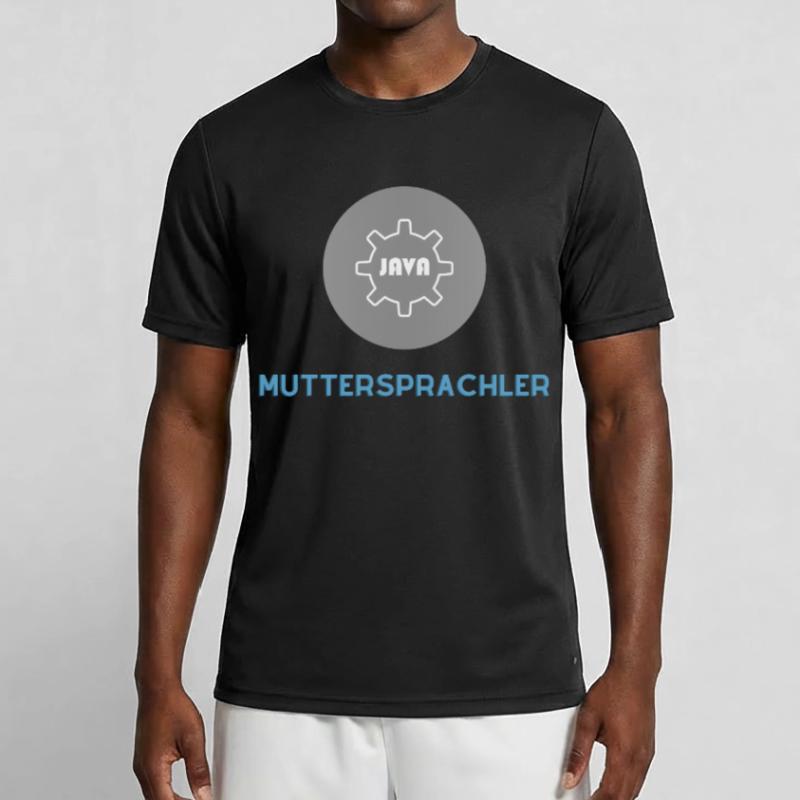 Muttersprachler: JavaScript Edition Männer Funktions-T-Shirt