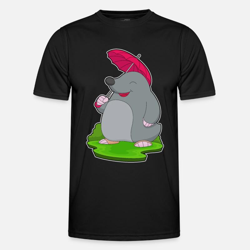 Mole Umbrella - Men's Functional T-Shirt - black