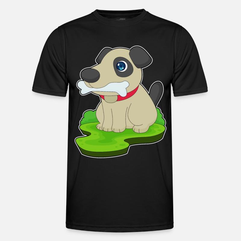 Dog Bones - Men's Functional T-Shirt - black