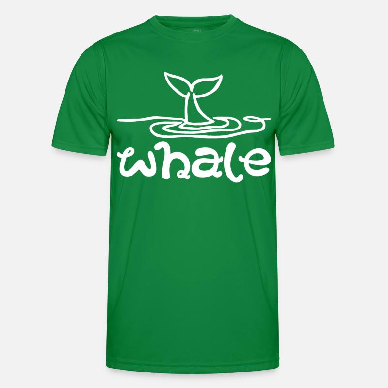 La queue de la baleine (blanc) T-shirt sport Homme
