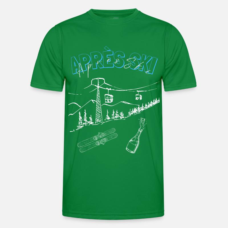 Cooler Unisex-After-Ski-Pullover, Après-Ski Männer Funktions-T-Shirt