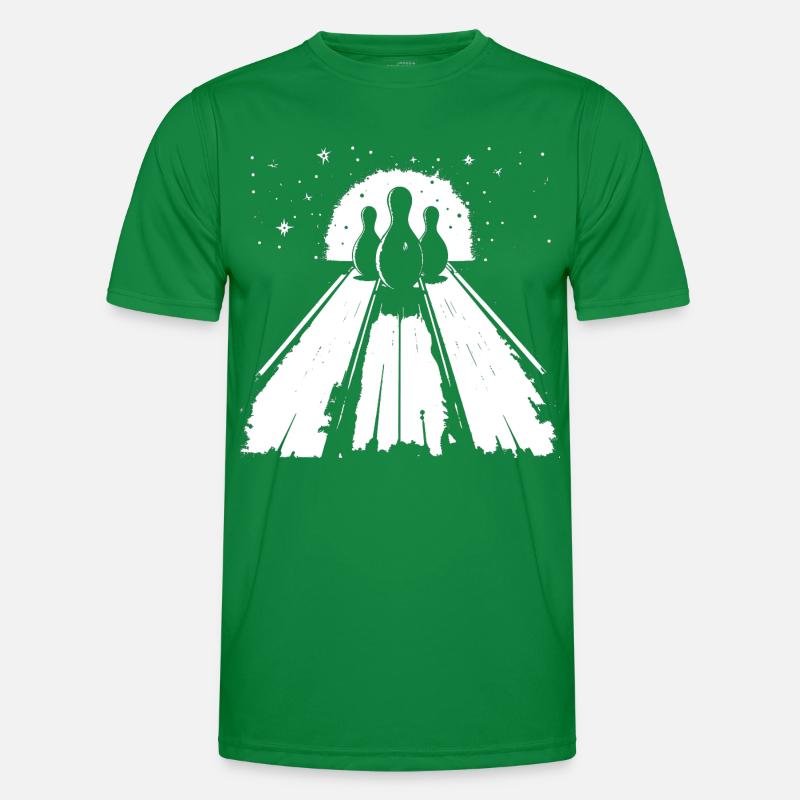 Bowling Männer Funktions-T-Shirt