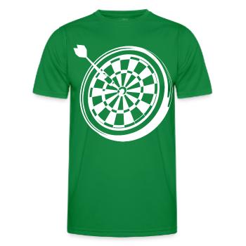 Dart Zeichnung - Männer Funktions-T-Shirt - Kelly Green - Vorne - AI Model Male 178 dark (178cm)
