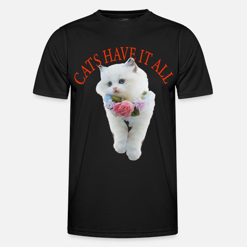 Sassy Cat Men's Functional T-Shirt