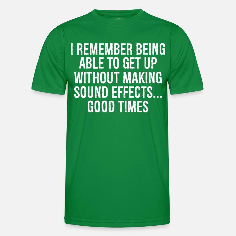 I remember being able get up without making sound Men's Functional T-Shirt