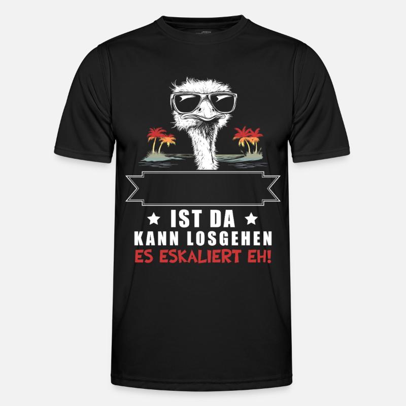 It's escalating anyway! Name Customizable Bouquet - Men's Functional T-Shirt - black