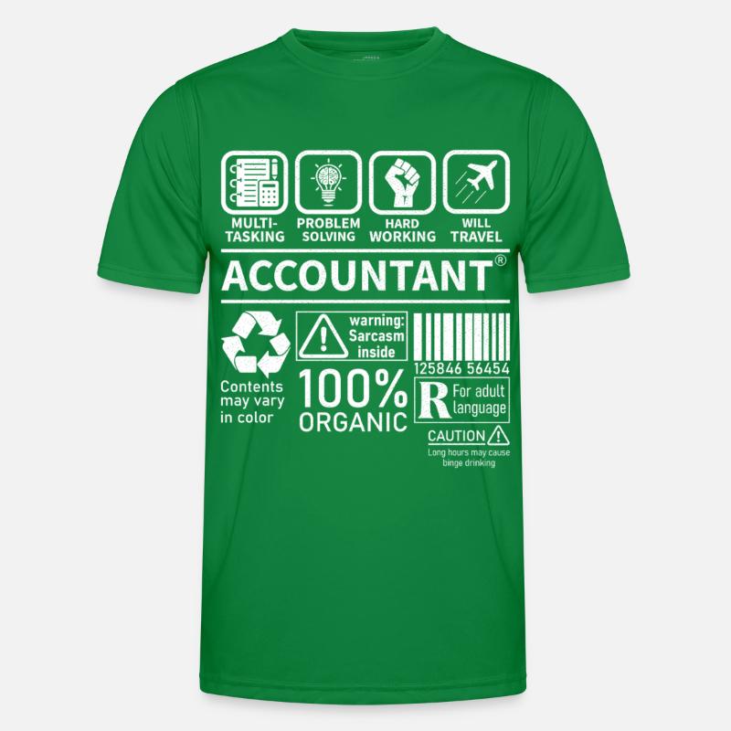 Comptable Multi Tasking Résolution de problèmes T-shirt sport Homme