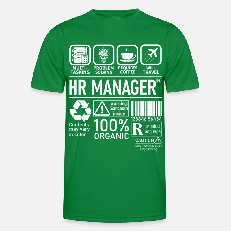 Hr Manager multi tasking problem solving Männer Funktions-T-Shirt