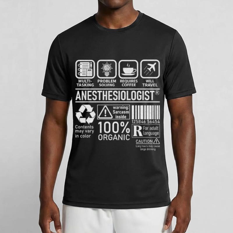 Anesthesiologist multi tasking problem solving Männer Funktions-T-Shirt