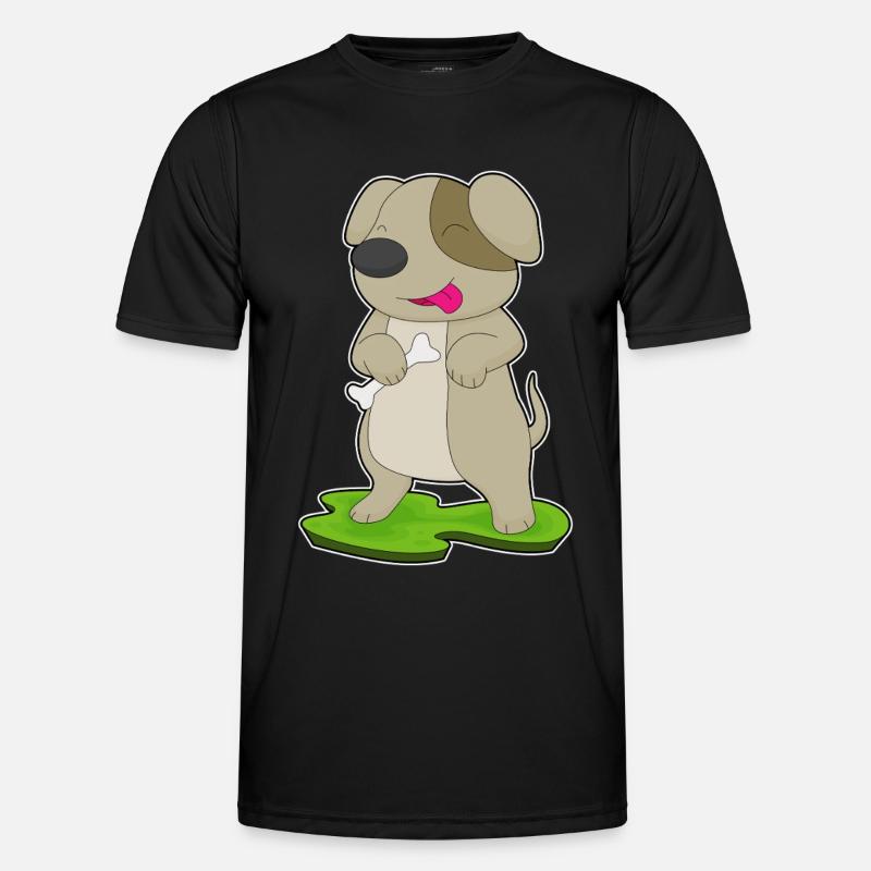 Dog Bones - Men's Functional T-Shirt - black