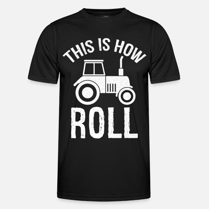 this is how roll - Männer Funktions-T-Shirt - Schwarz