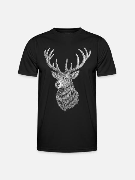 Deer - Men's Functional T-Shirt - black