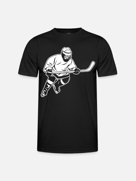 hockey player - Men's Functional T-Shirt - black