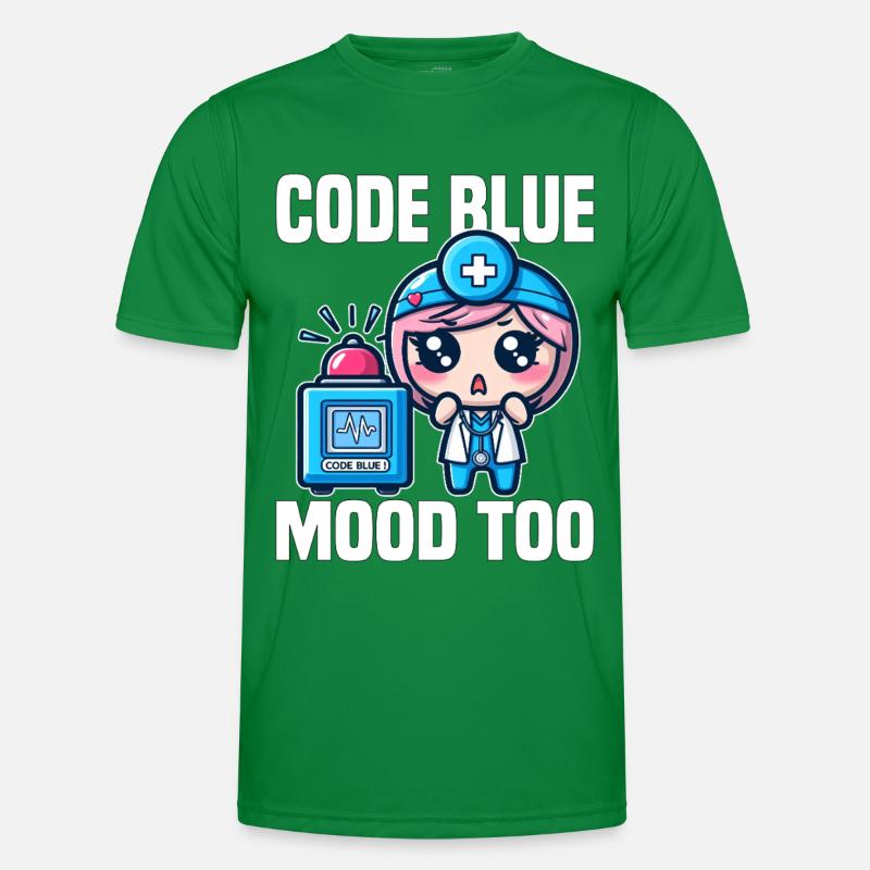 CODE BLUE, MOOD TOO - CADEAU MÉDECIN T-shirt sport Homme