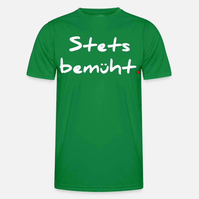 Always striving – with a full stop Men's Functional T-Shirt